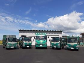 ２０２１年、加治営業所に作業場建設。駐車場も広くなりました。