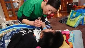 ヘルパーステーション ドラゴンキッズ 訪問の様子