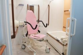 施設内部：お風呂 最新設備完備