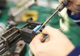 【工程２】はんだ加工