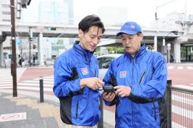 研修があります。スマホの使い方もかんたんです。