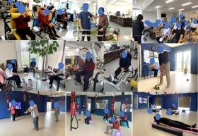 リハステップ郷の室内