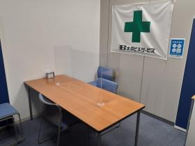 話しやすい環境の場所で安全の説明も同時に行います。