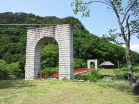 虚空蔵吊り橋：当社設計