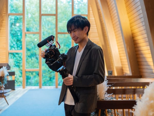 ビデオグラファー・ウエディングのビデオグラファー