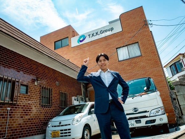 代表です。人柄が少しでも伝わると嬉しいです。