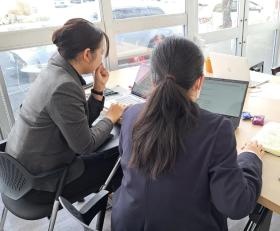 インターンシップ受け入れの様子