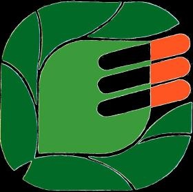 稲の花を造型化しました。稲は人間の愛で大きな実を結びます