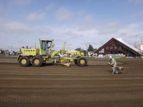 社会貢献活動 南広場整地