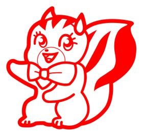 会社のキャラクターロゴ