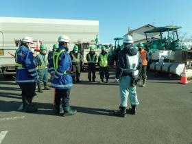 今日の工事段取り共有中！