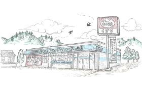 郊外型店舗のイメージです。