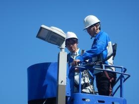 新入社員現場研修（高所作業車）