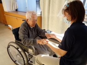 施設の日常 フロアにて