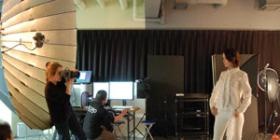 地下スタジオにて開催した撮影セミナーの様子