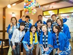 若竹大寿会の施設のお祭りの様子