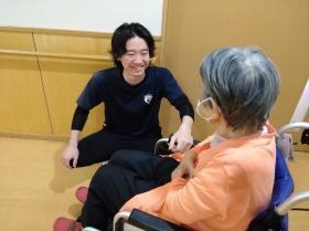 利用者さんへ声かけ