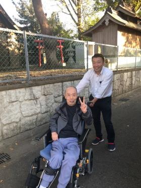 やすらぎの家函南の近くを散歩