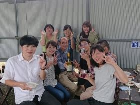 全従業員合同でバーベキュー大会！