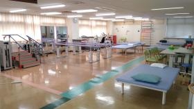 見晴らしの良い機能訓練室