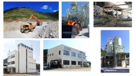 自社鉱山、工場、本社、技術センター