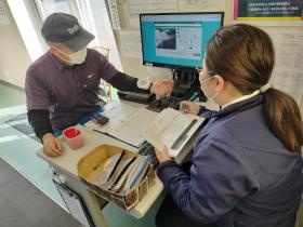 簡単操作の点呼業務