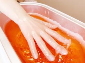 施術写真パラフィンパック