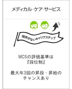 『キャリアパス制度』で昇格・昇給を明確にしています。