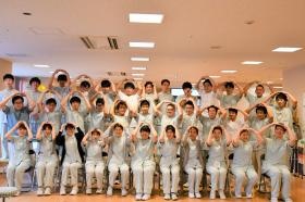 リハビリ科スタッフ ＰＴ・ＯＴ・ＳＴの計４０名が在籍