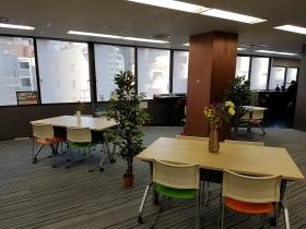 大阪オフィス＿フリースペースでセミナーやミーティングを実施