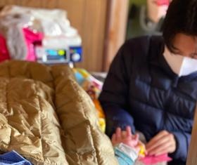 子どもたちに寄り添いのんびり過ごします