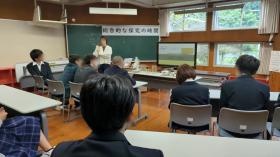 特別授業の様子です。