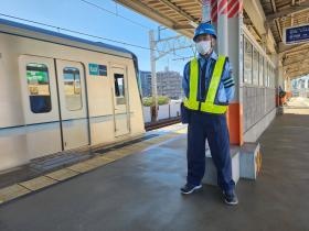 スカイツリーライン ホームドア設置工事