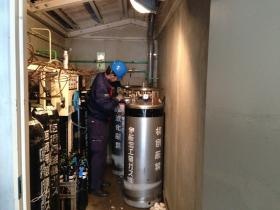 日常の仕事風景です（高圧ガスを指定場所へ配送）全て企業へ配送