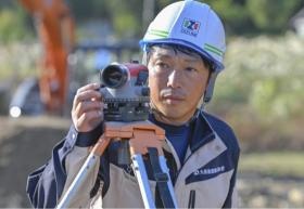 土木工事では出来形の測量を行います
