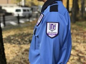 会社の制服とワッペン