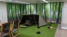 静岡支社の休憩所です。