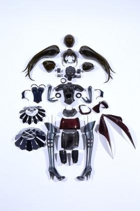 「カールボンヌ未来」完成組み立て前の全パーツ