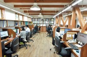 床暖房がついた快適な事務所で仕事に集中できます！