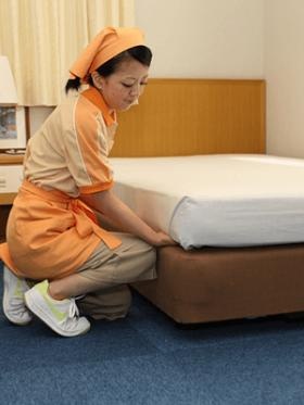 ホテルの客室清掃業務