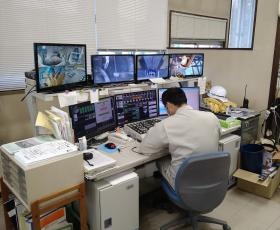 コンクリート製造・出荷一括管理の様子