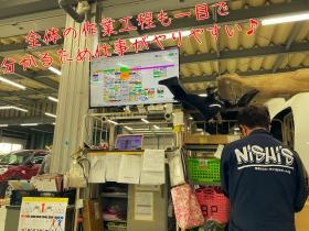 作業工程を可視化しているので仕事がやりやすい！