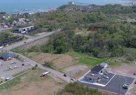 鯨波本社の空撮２