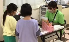 子どもたちの入退室管理もＤＸ化しています。