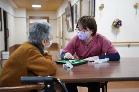 お一人おひとりとゆっくりかかわっています。