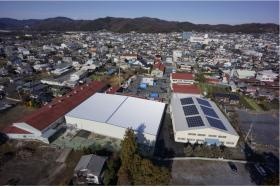 物流センター上空