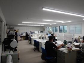 ２０２２年リフォームした社屋事務室内