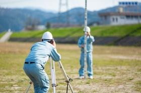 測量作業風景