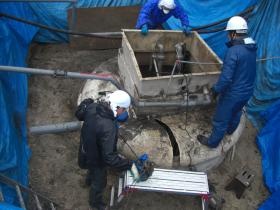 浄化槽修理の様子です。岩手青森秋田宮城山形で営業しています。