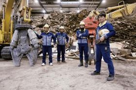 川口ウッドリサイクル工場です。